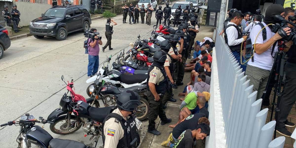 19 personas fueron detenidas en el operativo Apolo 7, en el noroeste de Guayaquil