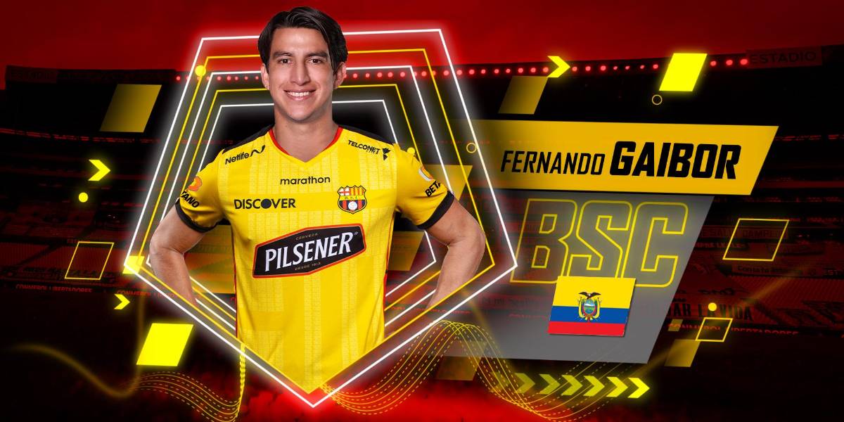 Barcelona SC anuncia a Fernando Gaibor