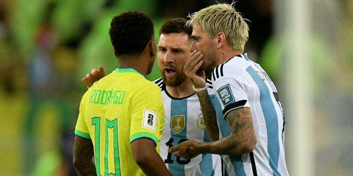 Tras el cruce entre Messi y Rodrygo, la CBF denuncia violentos ataques racistas y anuncia medidas judiciales