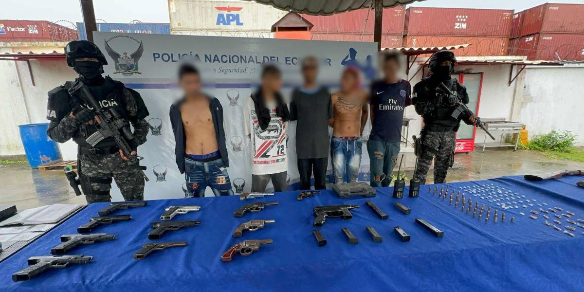 Operativo Apolo 9 | Policías capturaron a cinco personas e incautaron 16 armas