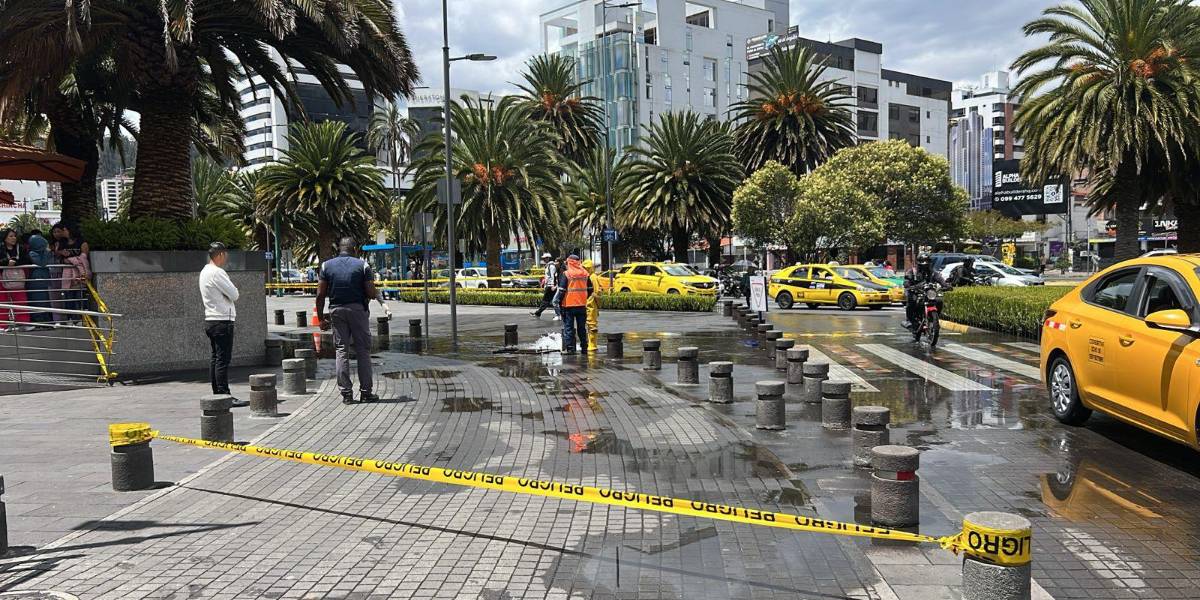 Ocho sectores del norte de Quito se quedan sin agua por rotura de tubería