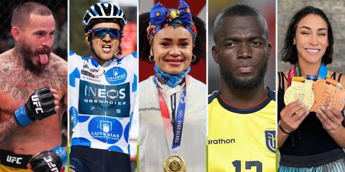 Los cinco deportistas ecuatorianos que se destacaron en el 2022