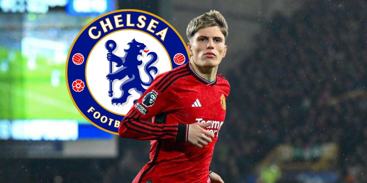 Alejandro Garnacho sería nuevo compañero de Moisés Caicedo en el Chelsea