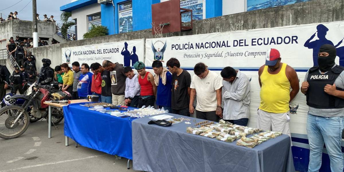 14 antisociales fueron capturados en operativo contra el crimen en Durán