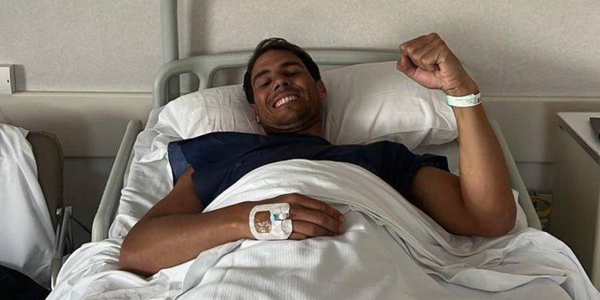 Rafael Nadal fue operado del psoas ilíaco, lesión que lo dejó afuera del Roland Garros