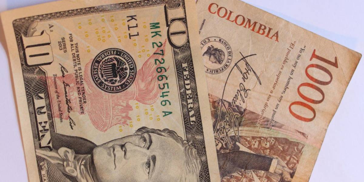 El peso colombiano se fortalece ante el dólar