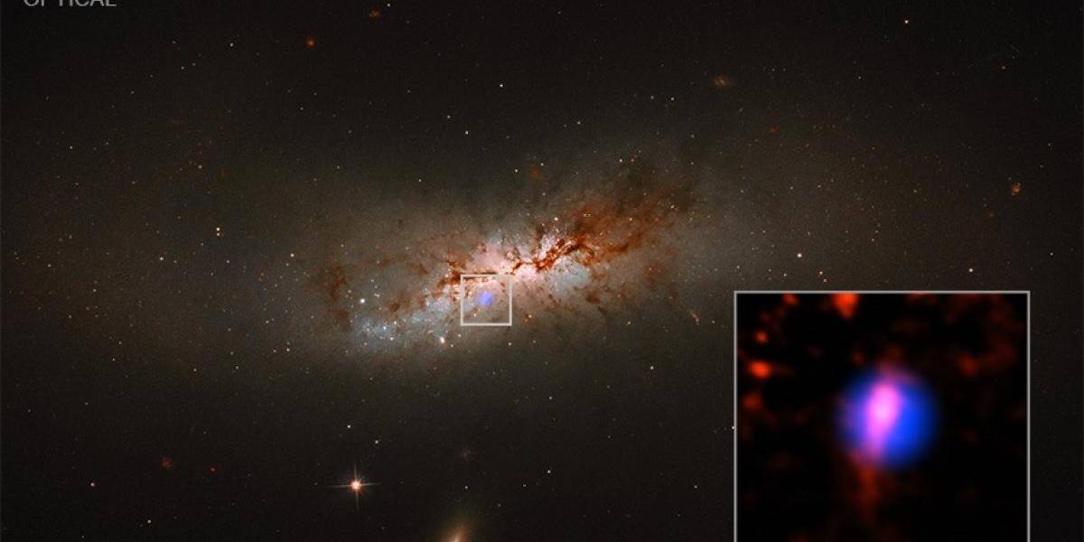 Captan el servicio de entrega de agujeros negros entre galaxias