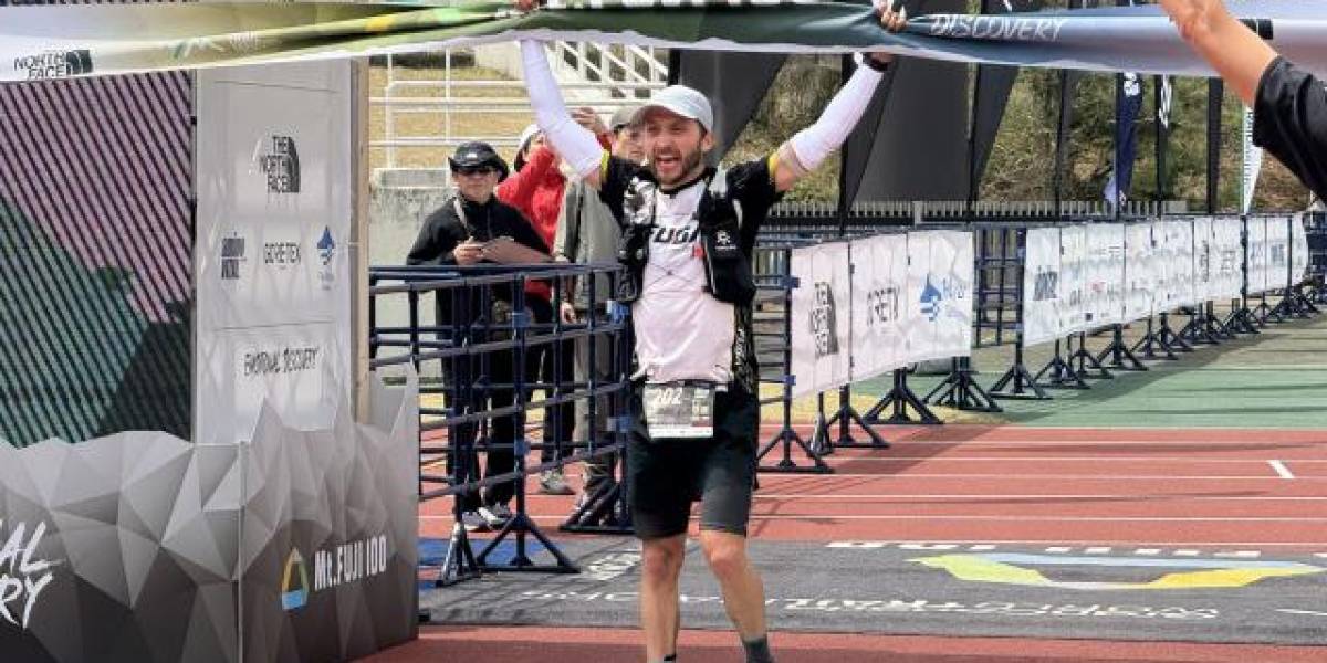 El ecuatoriano Joaquín López gana el Mt. FUJI 100, la carrera de trail running más importante en Japón