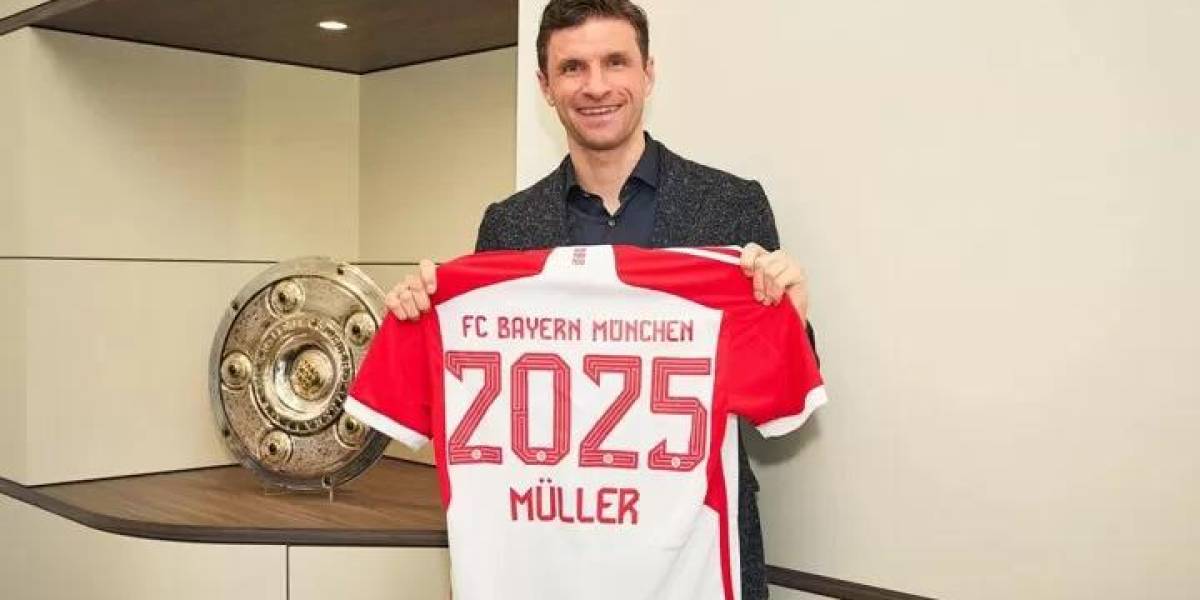 El Bayern Múnich renueva una temporada a su leyenda Thomas Müller