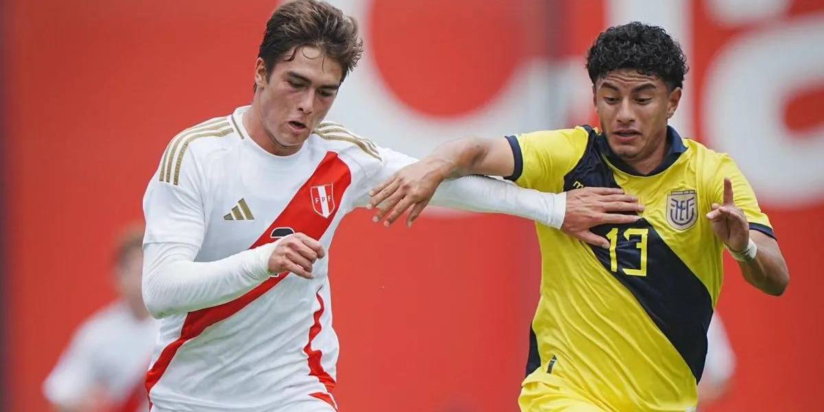 Incidentes entre jugadores de Ecuador y Perú sub 20 termina con cuatro expulsados