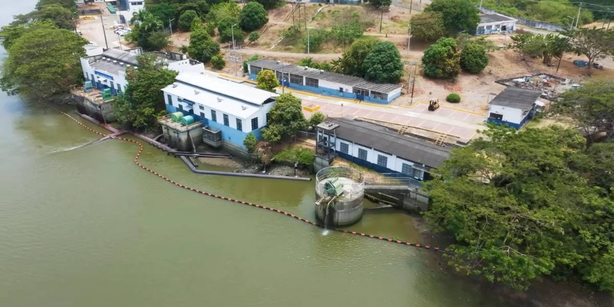 Interagua anuncia cortes de agua en Guayaquil, Samborondón y Daule por turbulencia en río