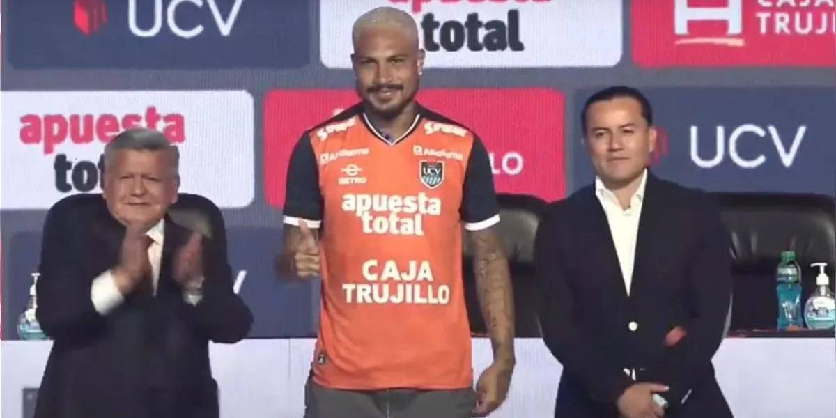 Paolo Guerrero fue presentado oficialmente en el César Vallejo