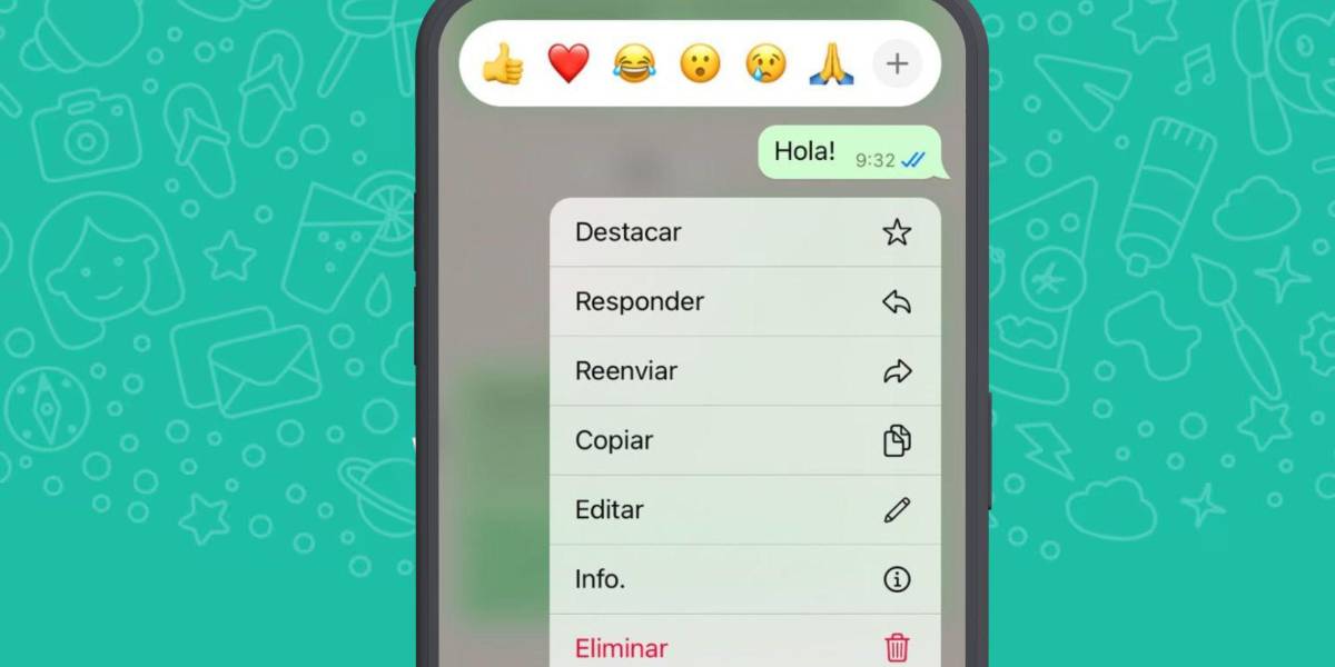 WhatsApp admitirá el doble toque para reaccionar a los mensajes en Android