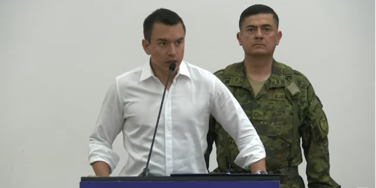 Noboa acusa a la AME de estar controlada por Guillermo Lasso