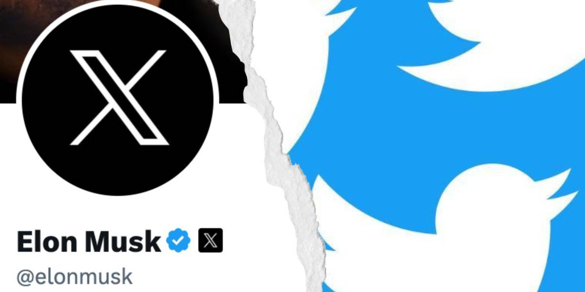 Twitter: Elon Musk sustituye el icónico logo de pájaro azul por una X
