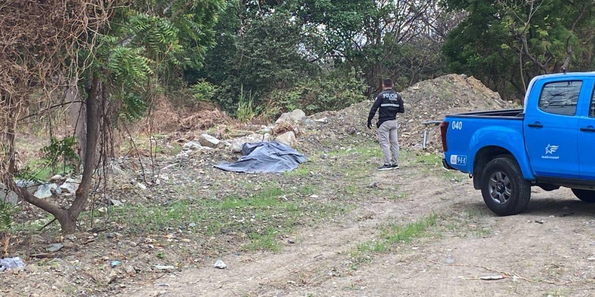Dos cuerpos maniatados fueron hallados cerca de la autopista Narcisa de Jesús, norte de Guayaquil