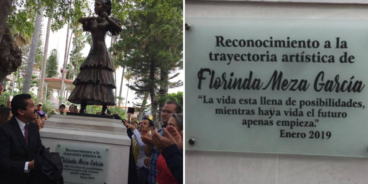 Llamado a retirar la estatua de Florinda Meza tras la polémica causada por la serie Chespirito