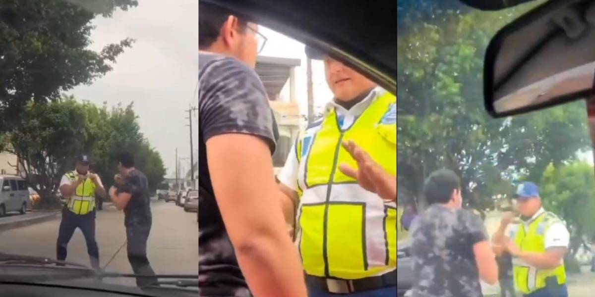 Otro agente de la ATM es separado de la institución por pelear contra un conductor, en Guayaquil