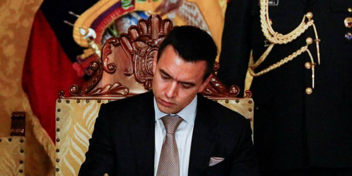 Daniel Noboa firma decreto que rechaza influencia de grupo islamista Muslim Brotherhood en Ecuador