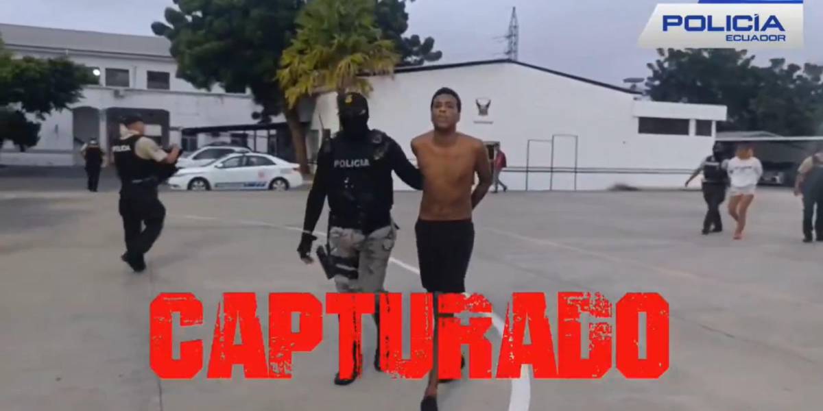 El primer más buscado de Esmeraldas fue capturado en Manabí