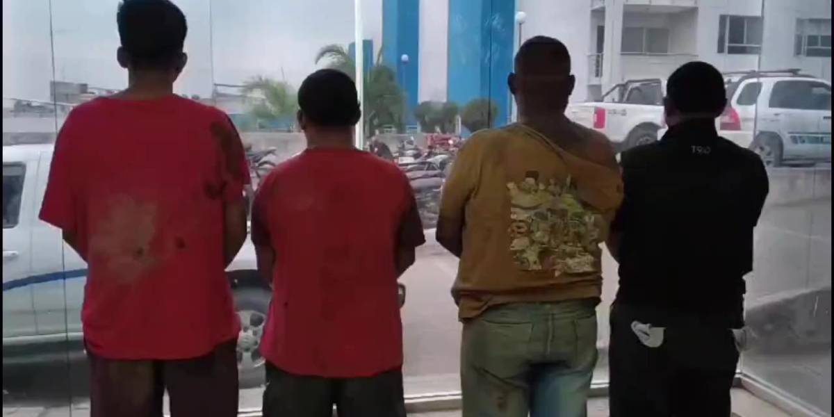 Tres hombres y un adolescente fueron detenidos por masacre en Durán