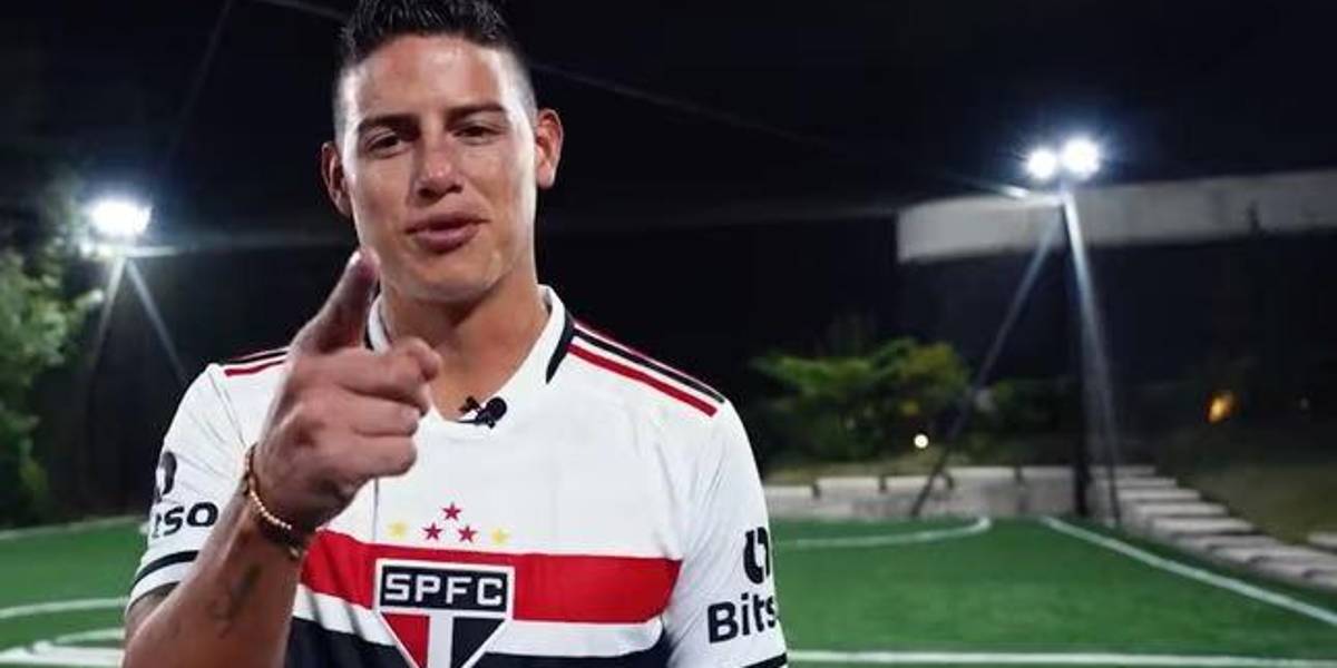 Sao Paulo contrata a James Rodríguez hasta junio de 2025