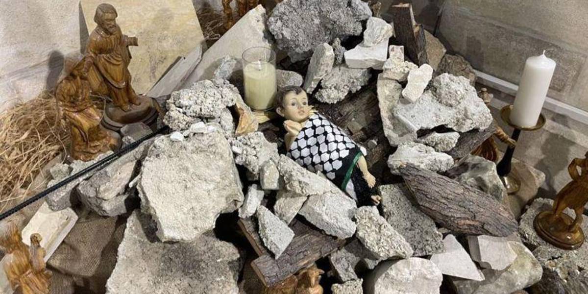 “Si Jesús naciera hoy, lo haría debajo de los escombros de una casa en Gaza”: la triste Navidad que se vive en la ciudad de Belén por la guerra