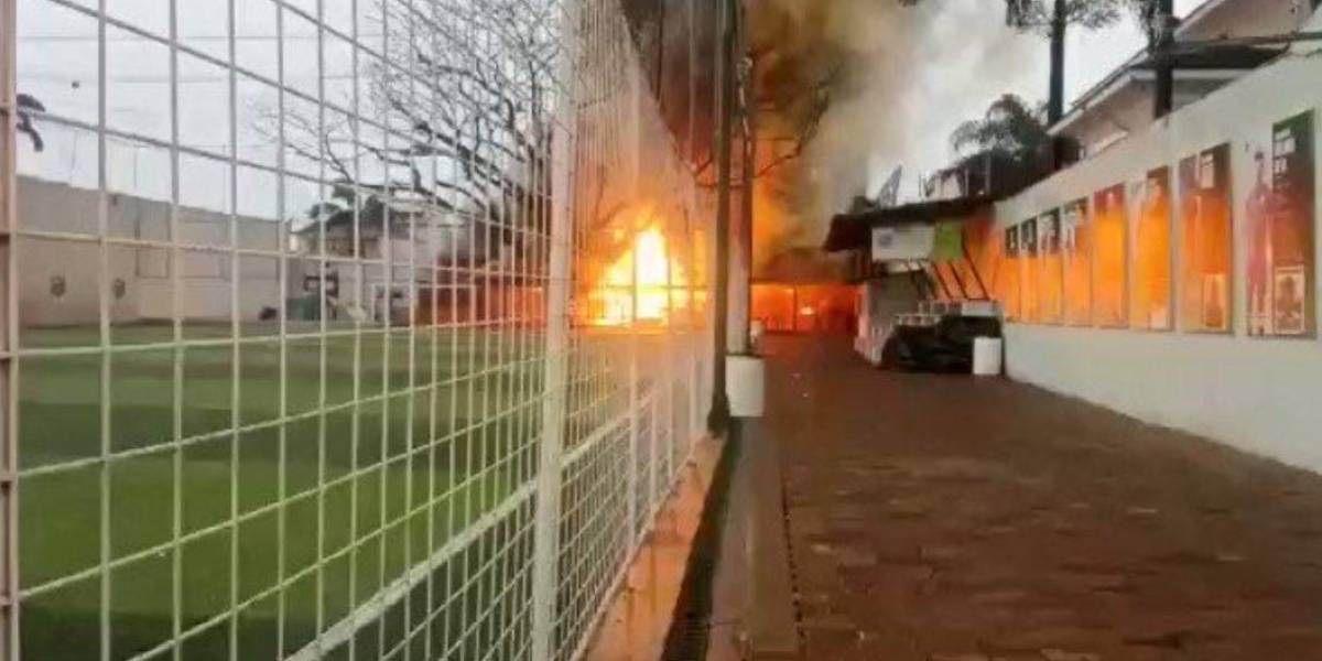 Liga Pro: reportan incendio en las instalaciones de Orense SC