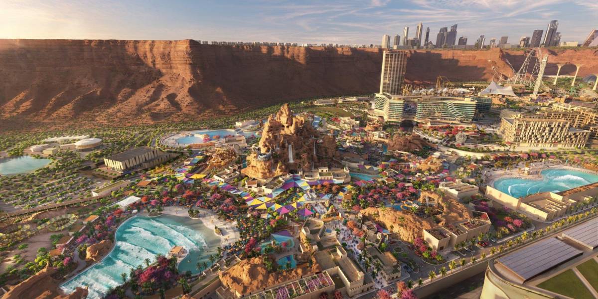 El mega proyecto turístico Qiddiya anuncia apertura del parque acuático