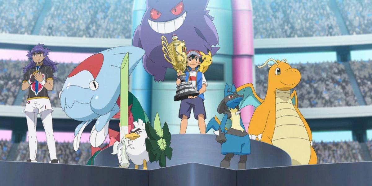 Ash Ketchum es campeón y consigue ser el mejor maestro Pokémon