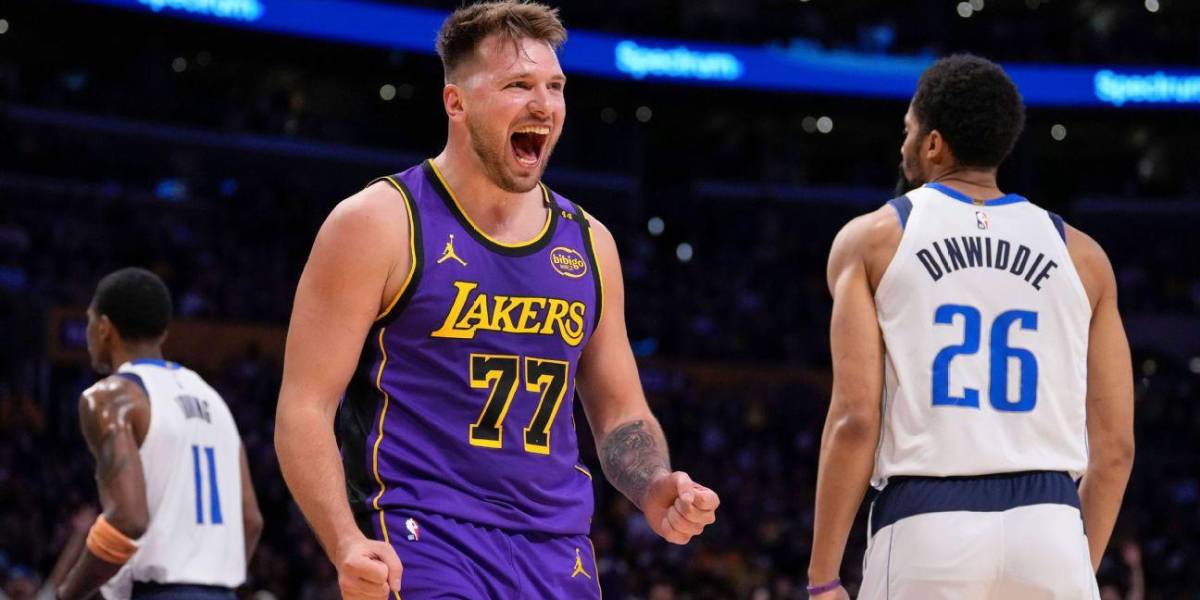 NBA: Doncic se venga de Los Mavericks en triunfo de Los Lakers