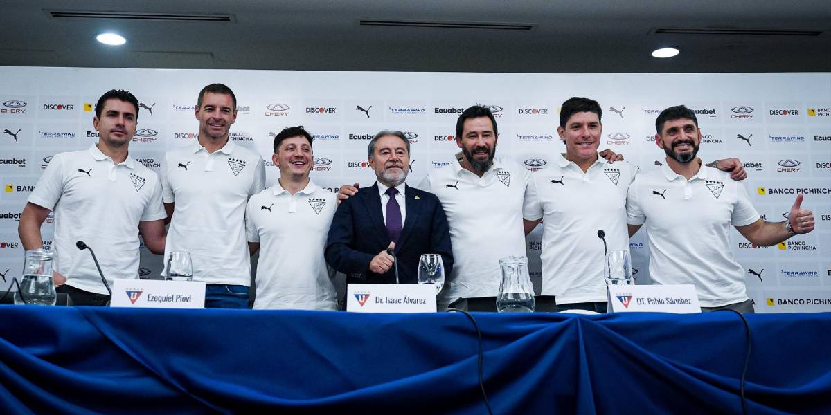 Pablo Sánchez en su presentación: “Estoy feliz de desarrollar este objetivo, vengo con mucha ilusión a Liga de Quito”