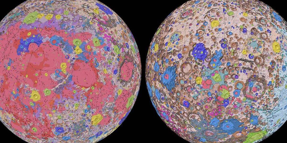 China presenta el mapa geológico más completo de la Luna