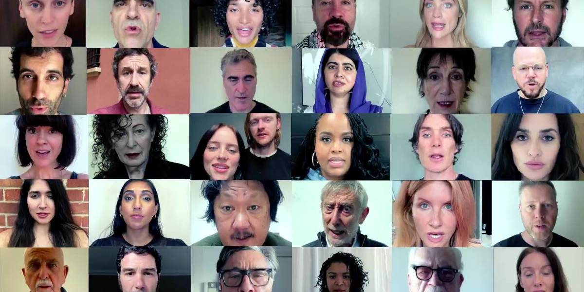 Celebridades lanzan mensaje exigiendo un alto al fuego en Gaza