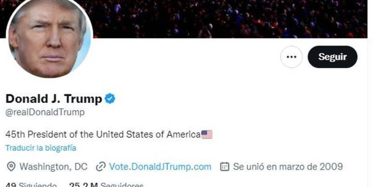 Musk restablece la cuenta de Donald Trump en Twitter tras encuesta a favor