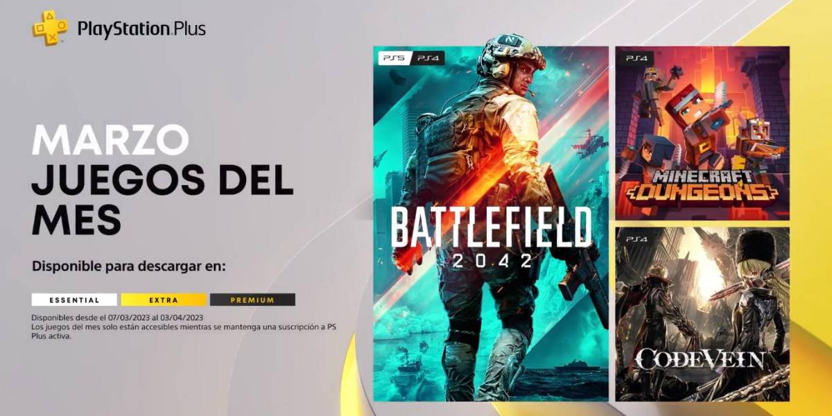 PlayStation: ya están disponibles los juegos gratis de marzo