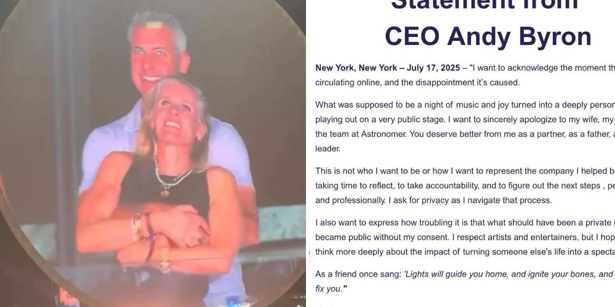 ¿Qué hay detrás de la carta de Andy Byron, el CEO que fue expuesto durante un concierto de Coldplay?