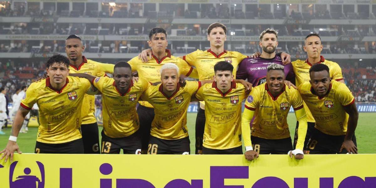 La posible alineación de Barcelona SC para su partido contra Aucas en Guayaquil