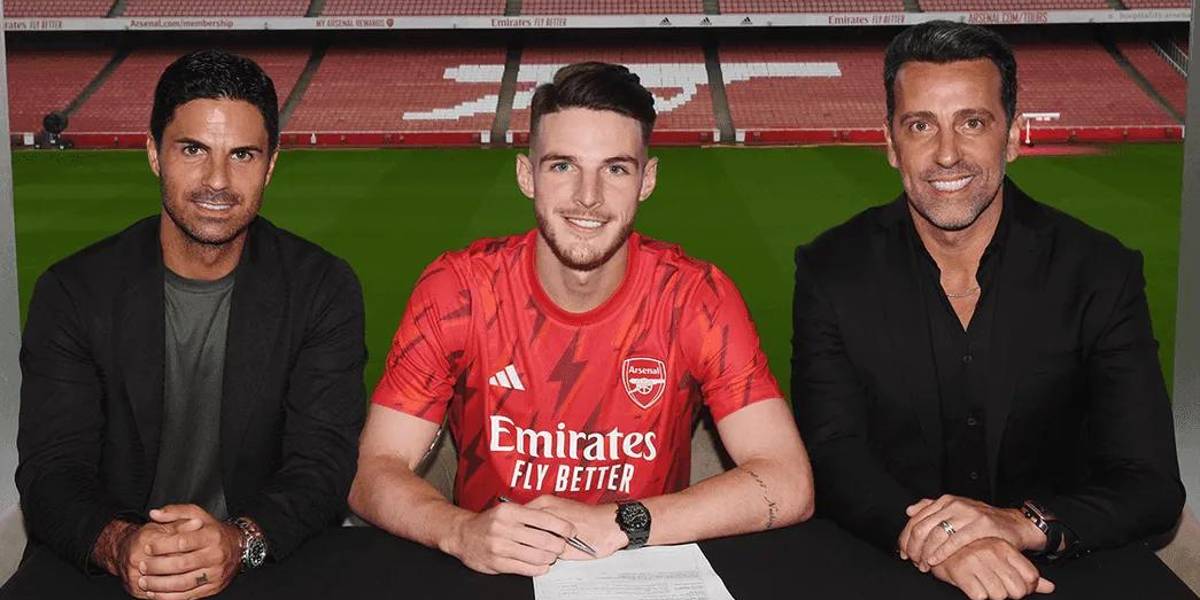 El Arsenal confirma el fichaje más caro de su historia: Declan Rice por 137 millones de dólares