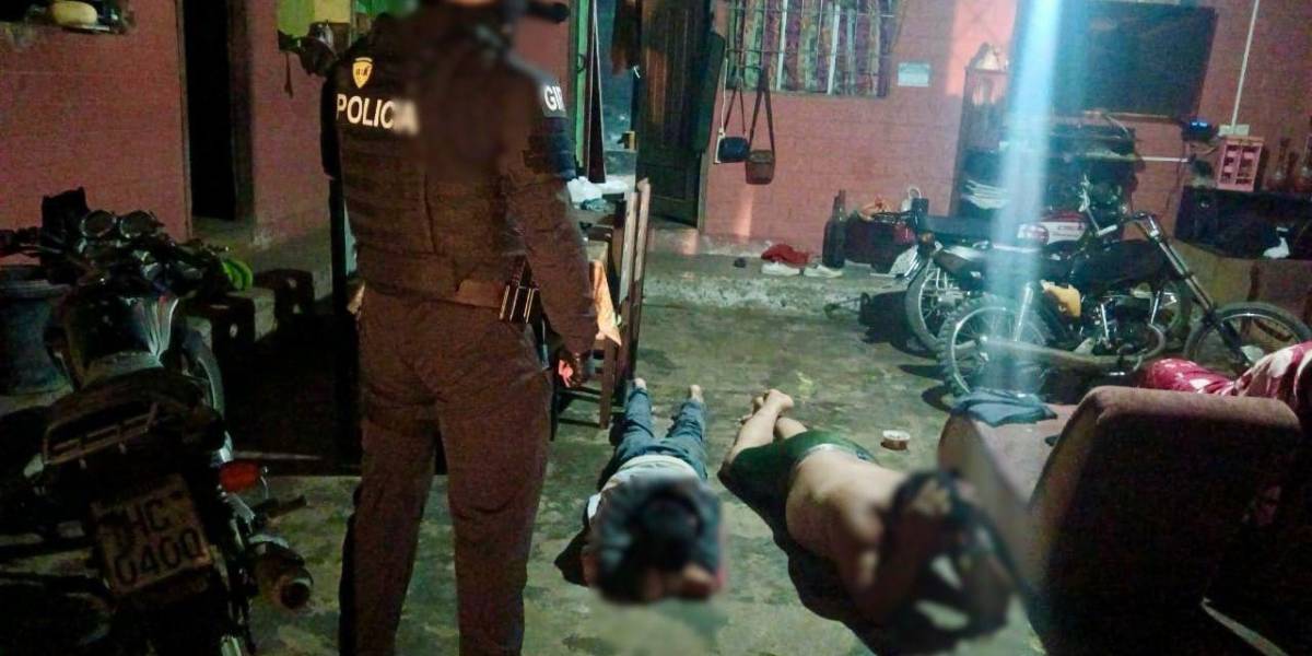 La Policía capturó a integrantes de la banda R7 en Santo Domingo, Pichincha y Manabí