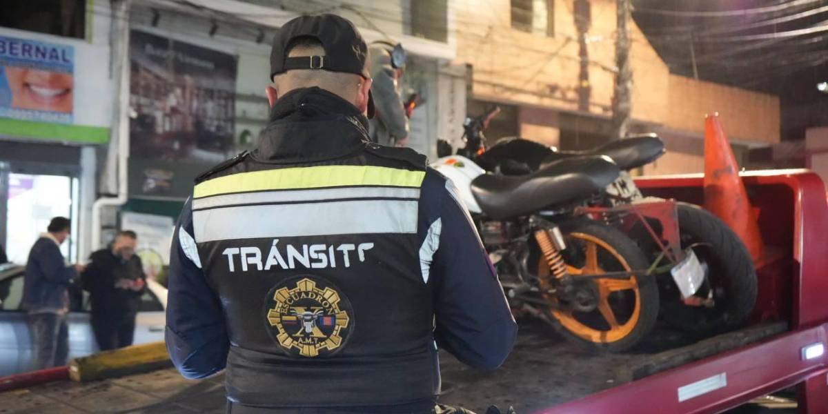 81 motocicletas fueron retenidas la noche de 14 de agosto en Quito