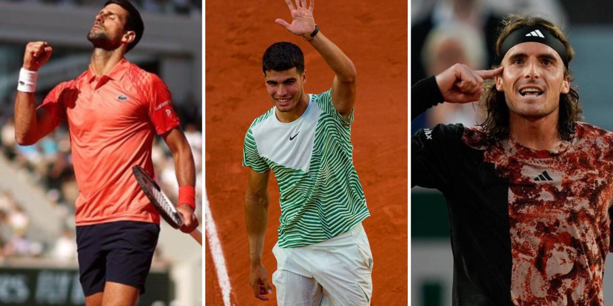 Roland Garros: Djokovic, Alcaraz y Tsitsipas avanzaron a los octavos de final