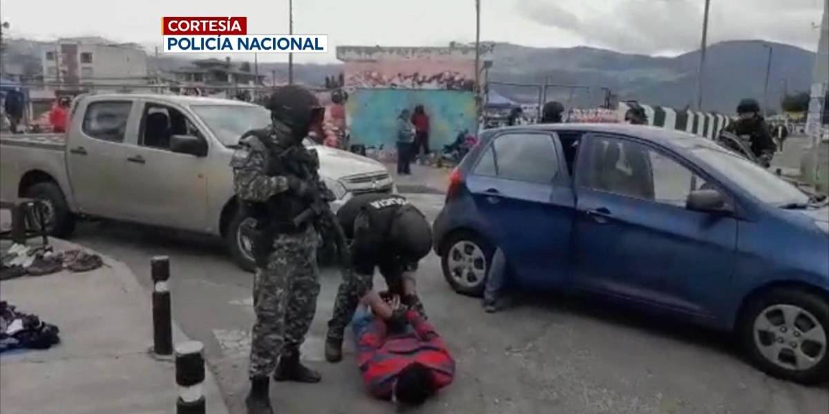 Banda delictiva que asaltaba locales comerciales y personas, desarticulada en Quito