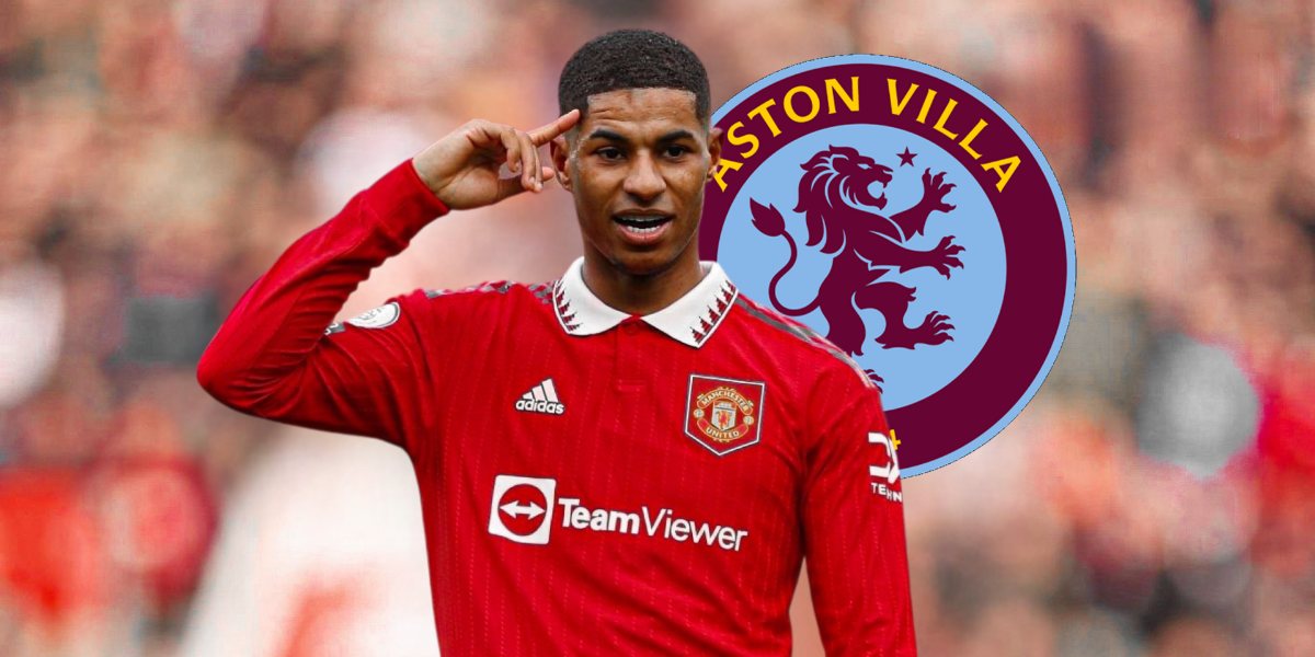 Marcus Rashford fichó por el Aston Villa hasta el final de temporada en la Premier League