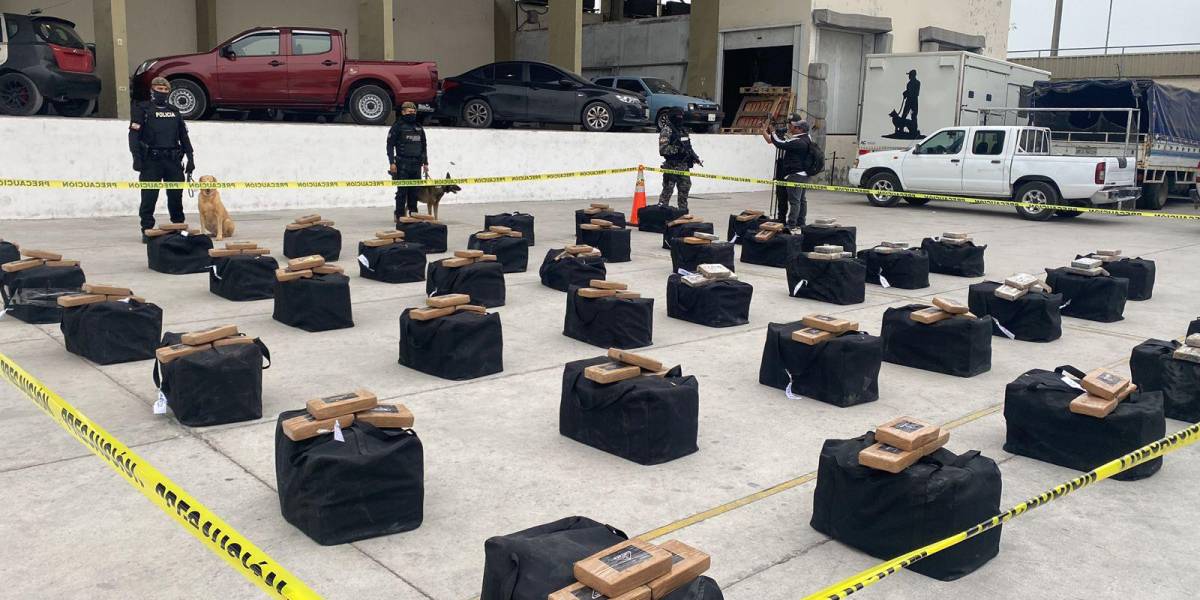 Decomisan en Guayaquil más de 3,5 toneladas de cocaína que pretendían ser enviadas a Bélgica