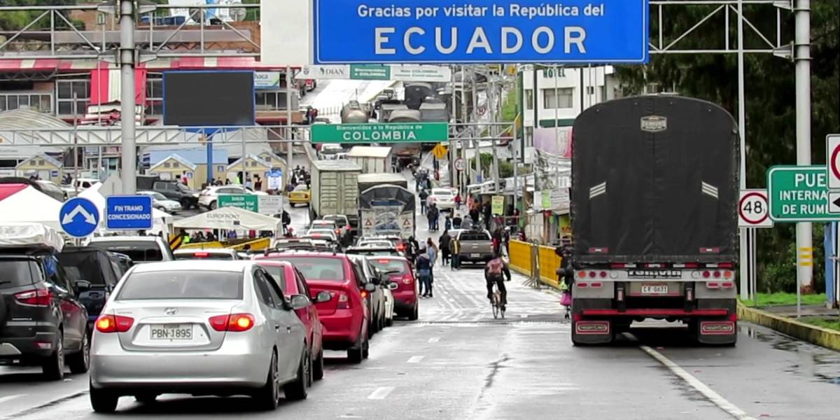 Así es el movimiento comercial en las fronteras de Ecuador por Fin de Año