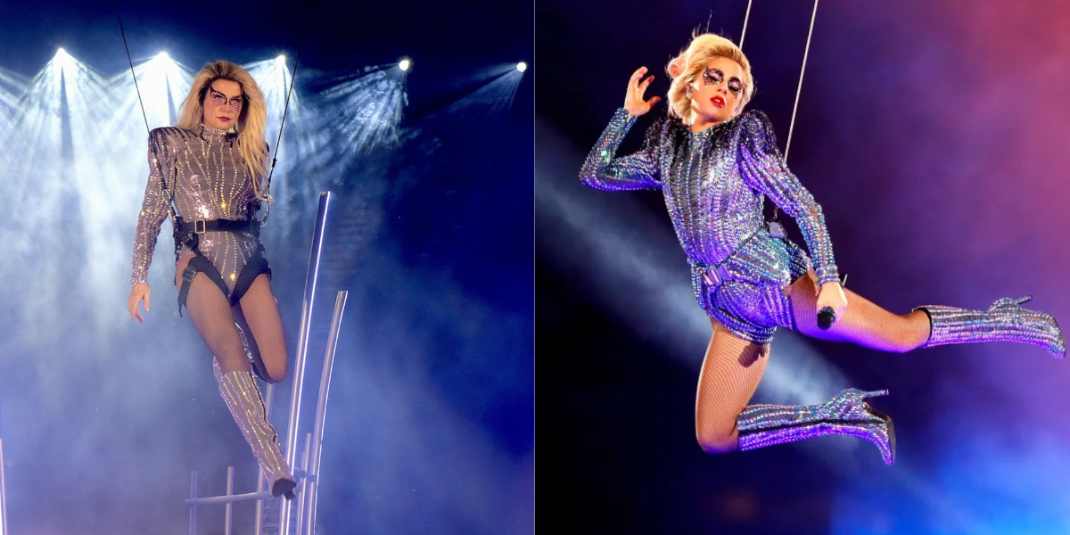 Xuxa se transformó en Lady Gaga en un show televisivo