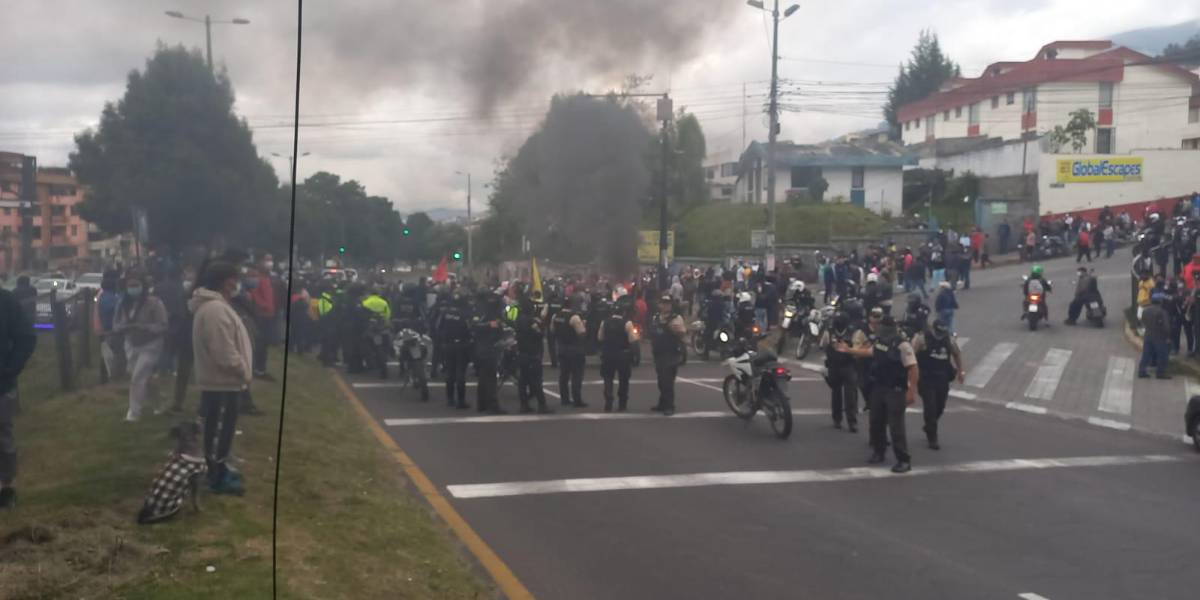 Vías cerradas en Quito hasta las 20:30 del viernes 17 de junio