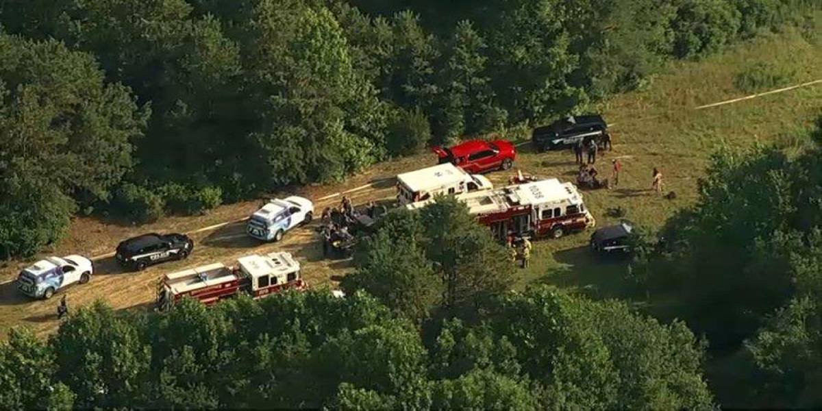 Un avión con 13 personas a bordo se estrella en Nueva Jersey