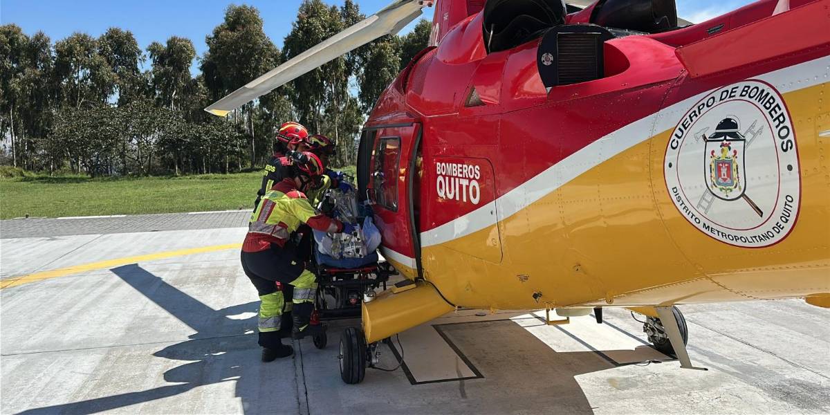 Paro Nacional | 17 operaciones de traslado aéreo de pacientes se hizo desde Imbabura hacia Quito